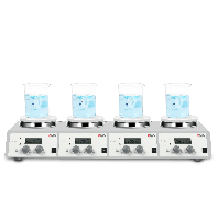 MS-H340-S4 LCD 4-Channel Digital Magnetic Hotplate Stirrer